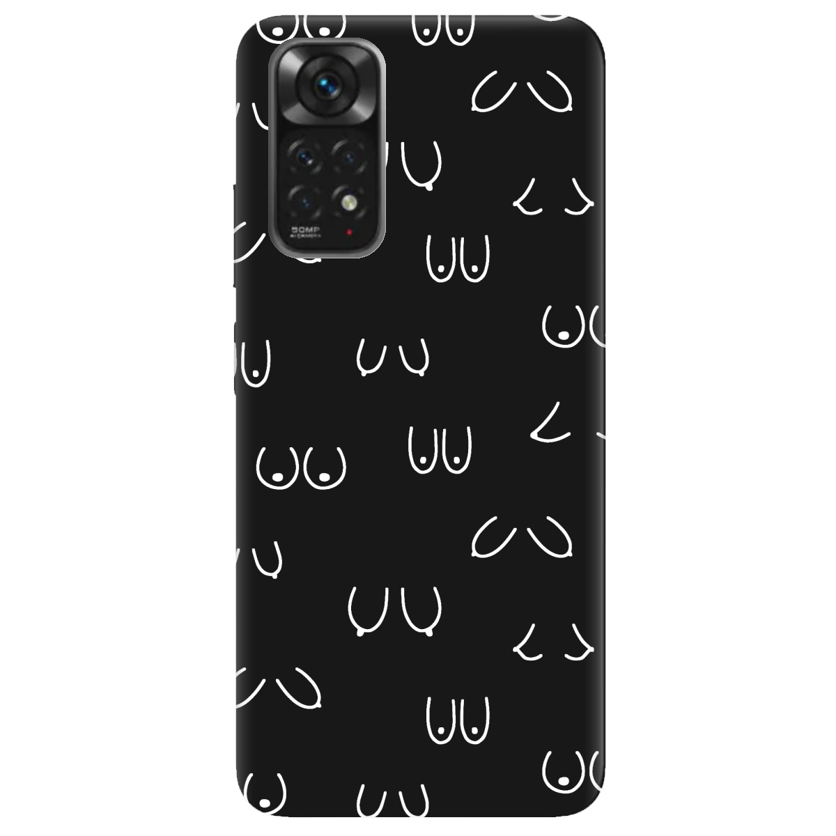 Чехол для Xiaomi Redmi Note 11 черный матовый soft touch Мова тіла - фото 1 Чехол для Xiaomi Redmi Note 11 черный матовый soft touch Мова тіла - фото 1 - Чехлы для телефонов