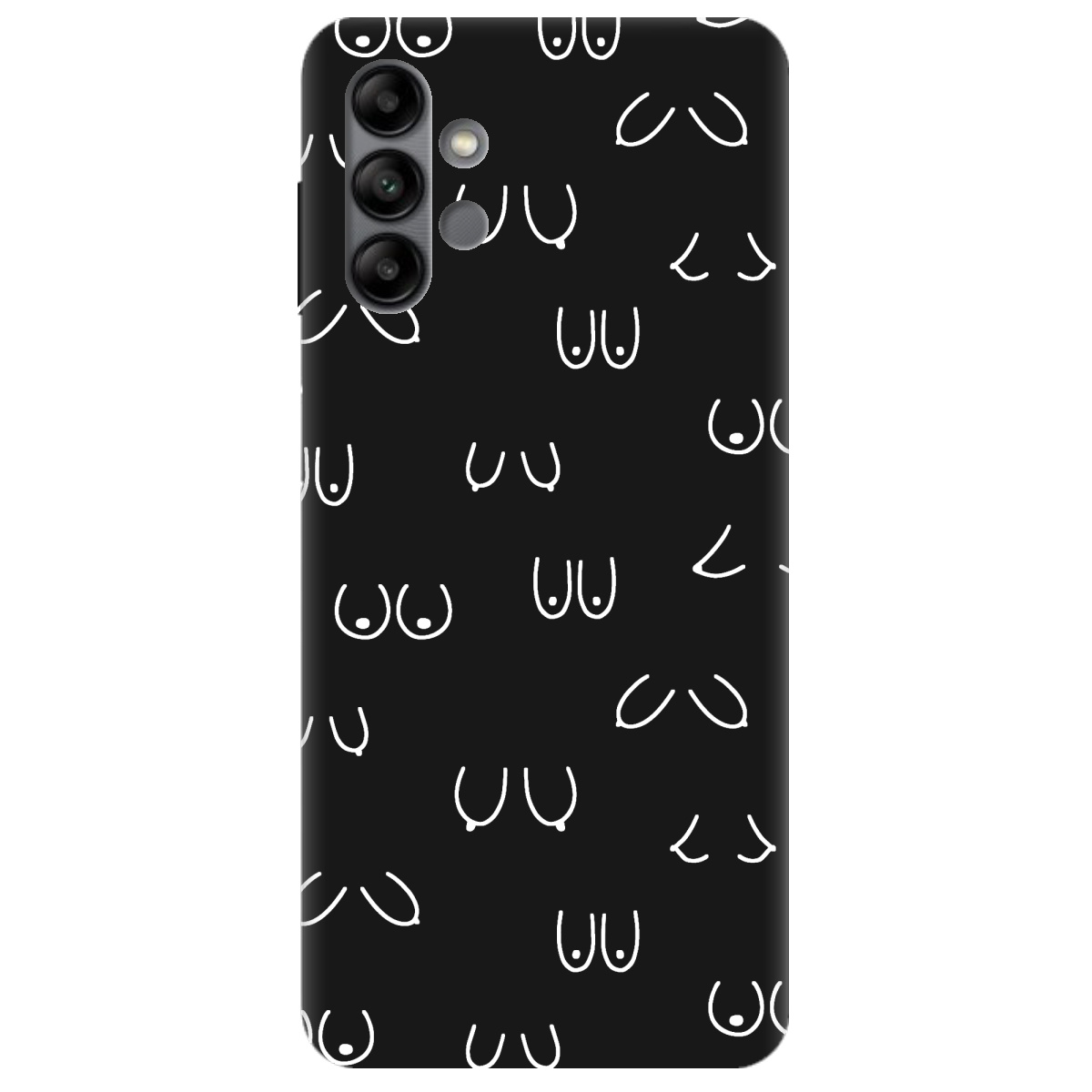 Чехол для Samsung Galaxy A04s черный матовый soft touch Мова тіла - фото 1 Чехол для Samsung Galaxy A04s черный матовый soft touch Мова тіла - фото 1 - Чехлы для телефонов