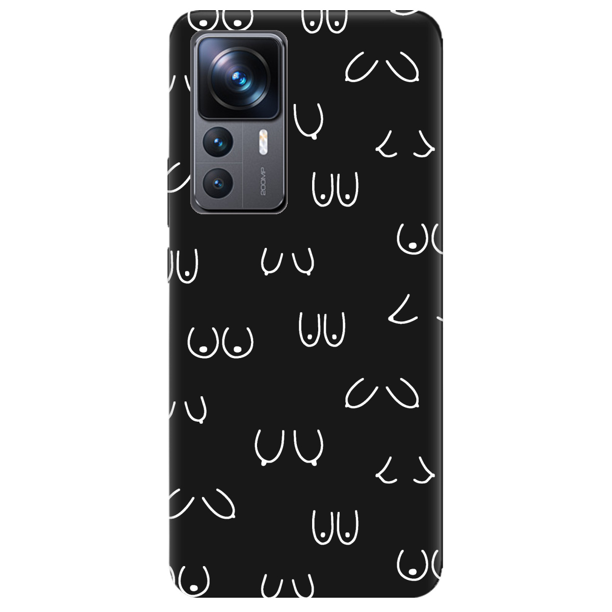 Чехол для Xiaomi 12T черный матовый soft touch Мова тіла - фото 1 Чехол для Xiaomi 12T черный матовый soft touch Мова тіла - фото 1 - Чехлы для телефонов