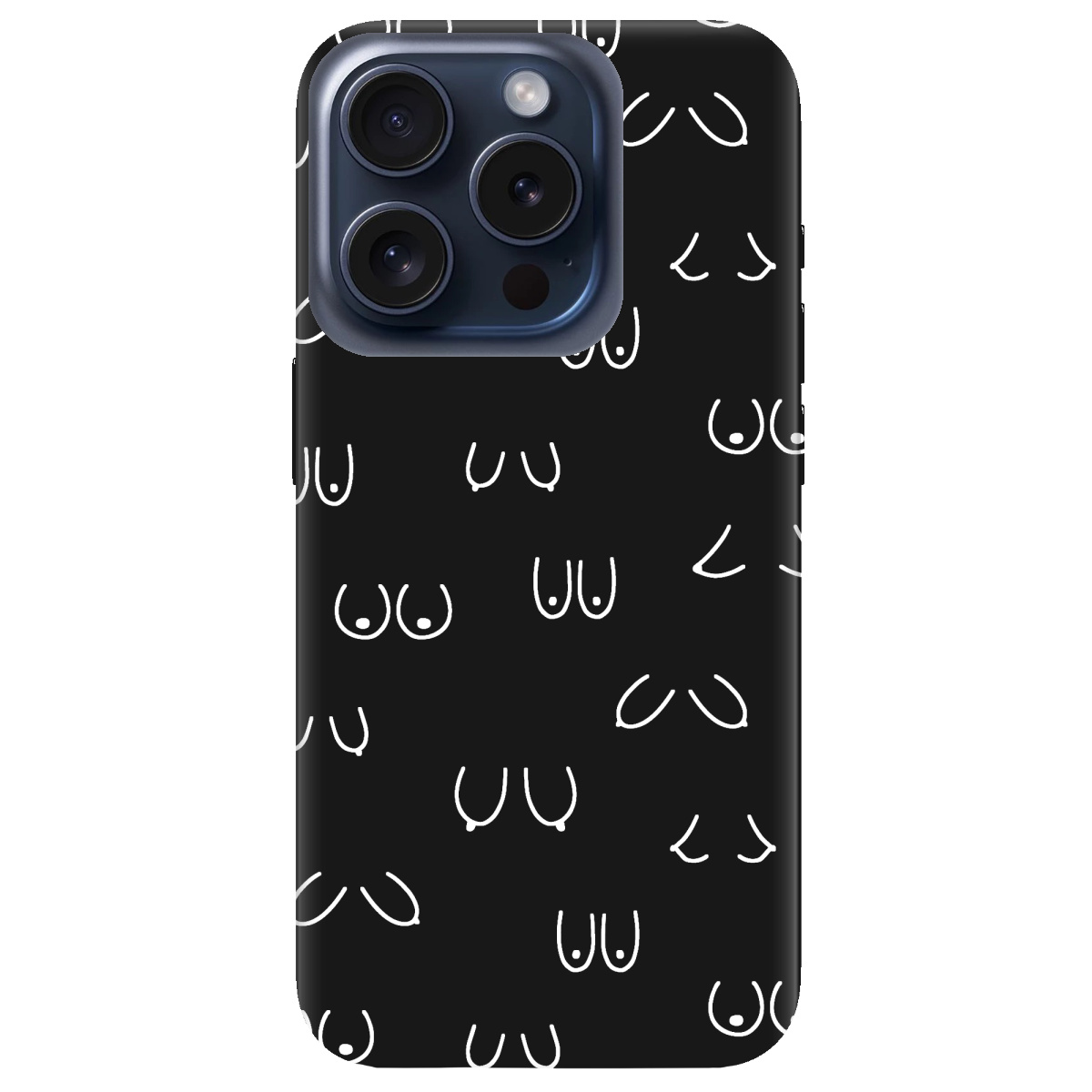 Чохол для Apple iPhone 15 Pro чорний матовий soft touch Мова тіла - фото 1 Чохол для Apple iPhone 15 Pro чорний матовий soft touch Мова тіла - фото 1 - Чохли для телефонів