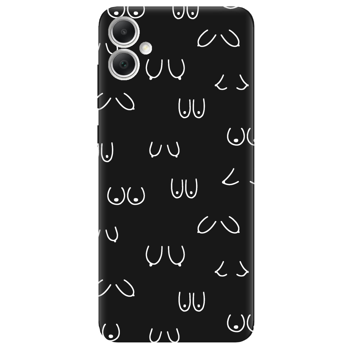 Чохол для Samsung Galaxy A05 чорний матовий soft touch Мова тіла - фото 1 Чохол для Samsung Galaxy A05 чорний матовий soft touch Мова тіла - фото 1 - Чохли для телефонів