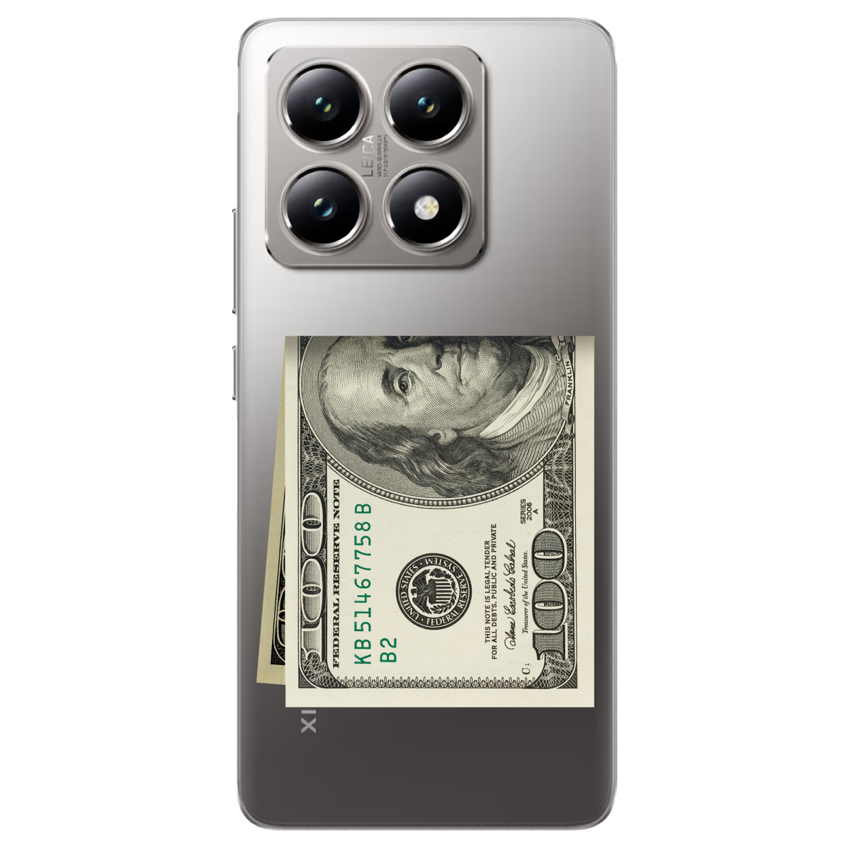 Чехол для Xiaomi 14T Зігнутий Бенджамін - фото 1 - Чехлы для телефонов