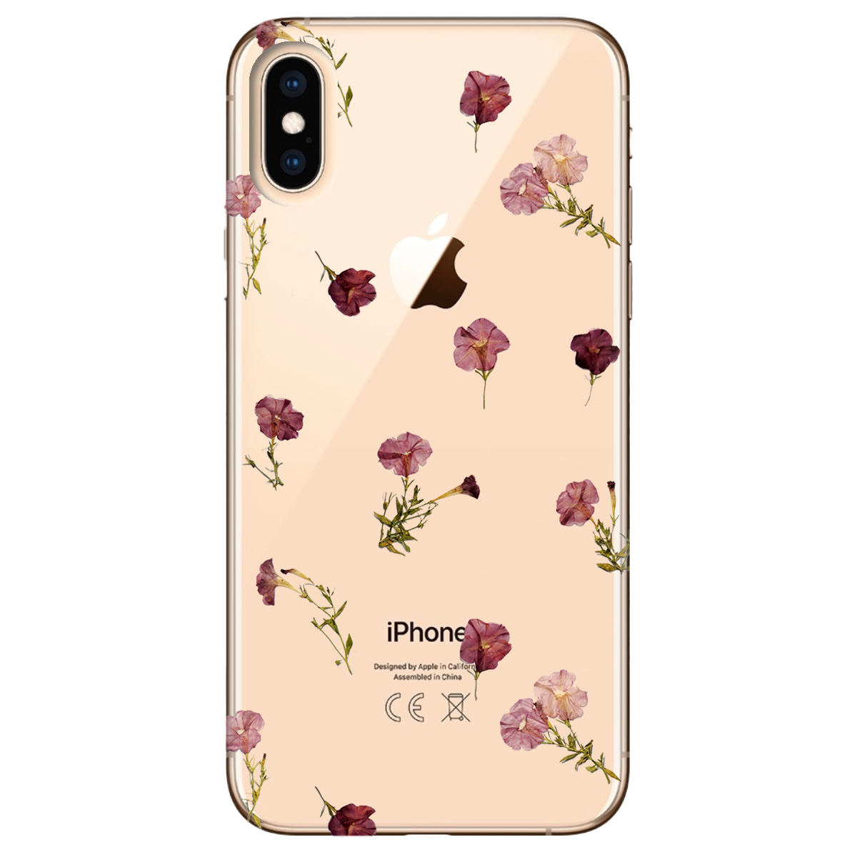 Чохол для Apple iPhone X Розсип ніжності - фото 1 - Чохли для телефонів