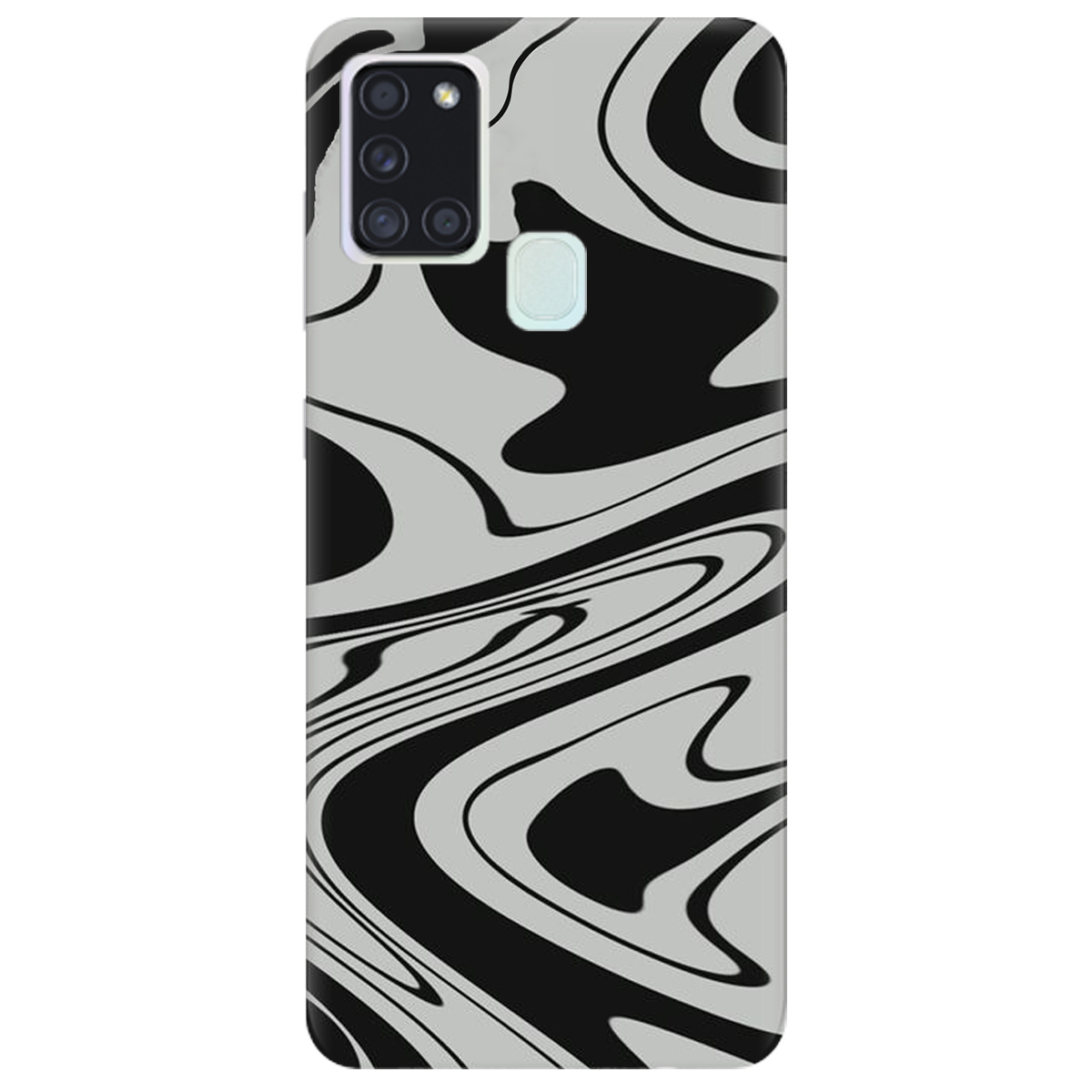 Чохол для Samsung Galaxy A21s Чорна енергія - фото 1 - Чохли для телефонів