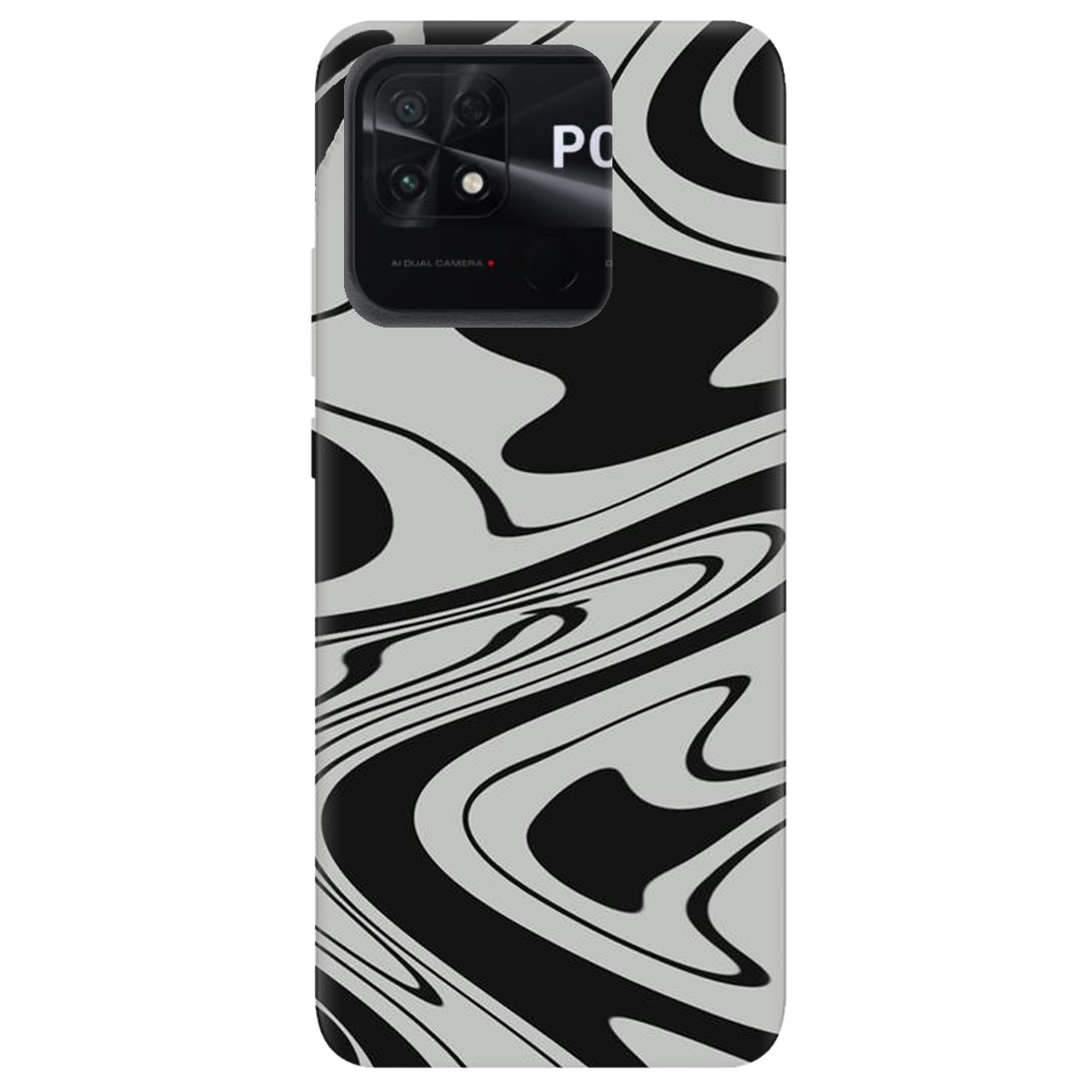 Чехол для Xiaomi Poco C40 Чорна енергія - фото 1 - Чехлы для телефонов