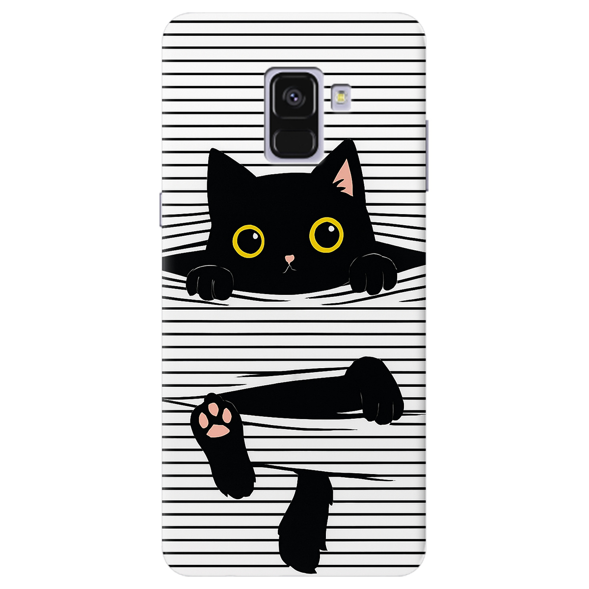 Чохол для Samsung Galaxy A8 2018 Котопастка - фото 1 Чохол для Samsung Galaxy A8 2018 Котопастка - фото 1 - Чохли для телефонів