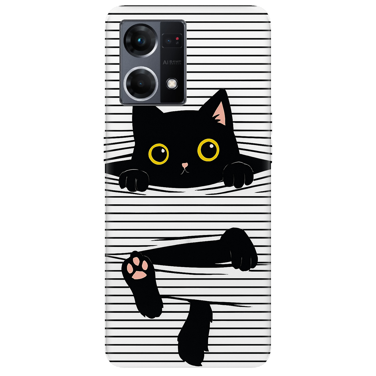 Чехол для Oppo Reno  7 4G Котопастка - фото 1 - Чехлы для телефонов