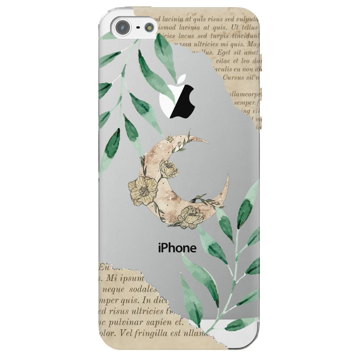 Чохол для Apple iPhone 5/5S Місячні сторінки - фото 1 - Чохли для телефонів