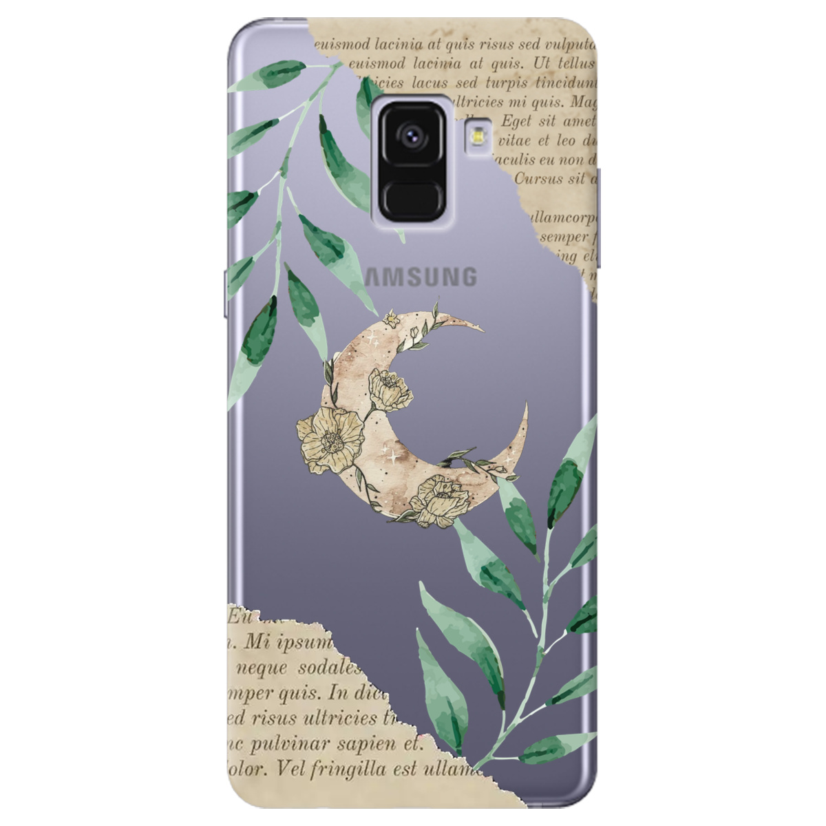 Чохол для Samsung Galaxy A8 Plus 2018 Місячні сторінки - фото 1 - Чохли для телефонів