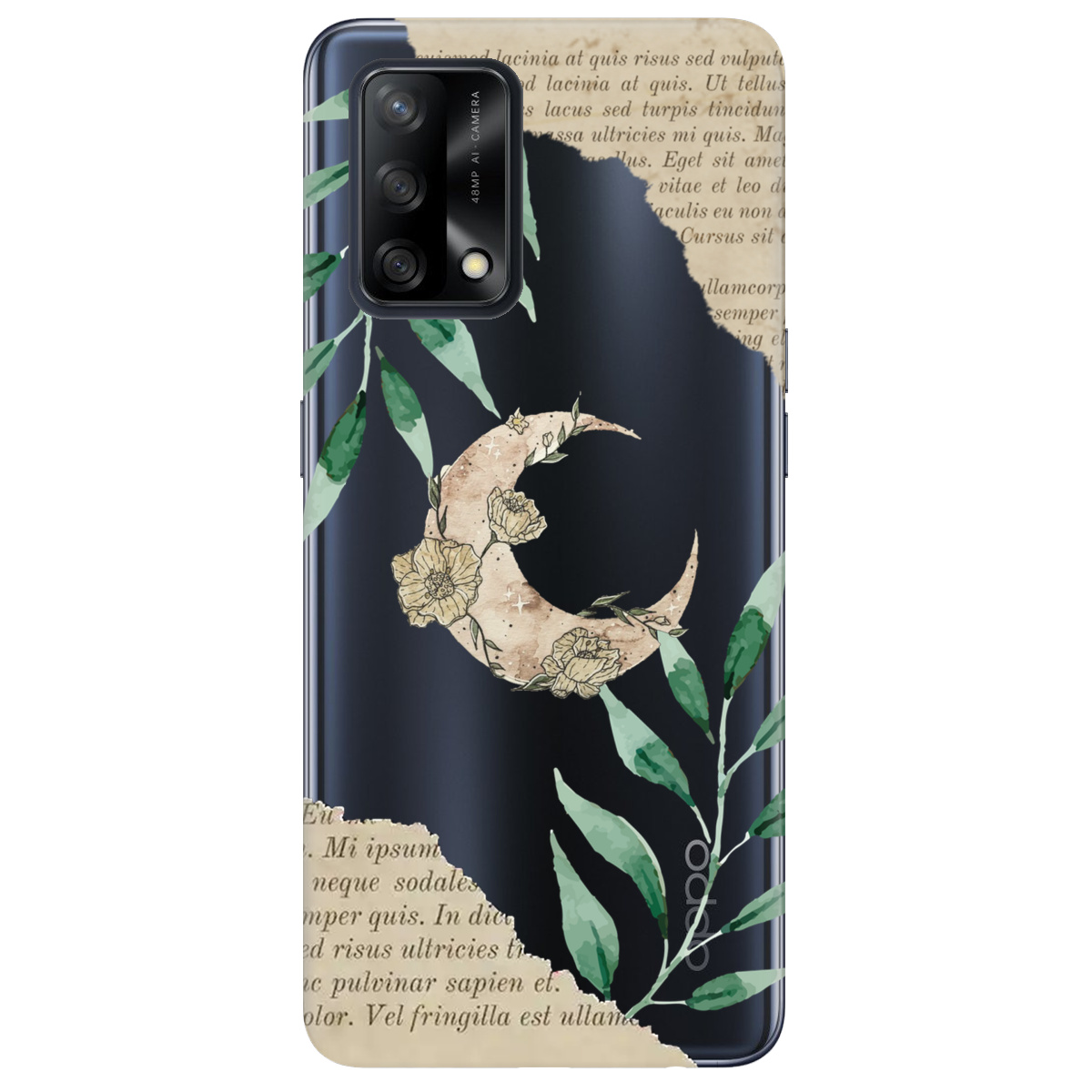 Чехол для Oppo A74 4G Місячні сторінки - фото 1 - Чехлы для телефонов