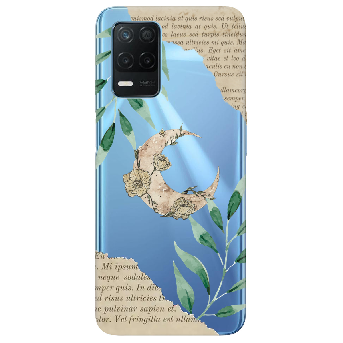 Чохол для Realme 8 Місячні сторінки - фото 1 - Чохли для телефонів