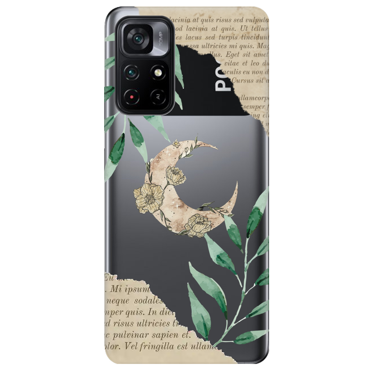 Чехол для Xiaomi Poco M4 Pro 5G Місячні сторінки - фото 1 - Чехлы для телефонов