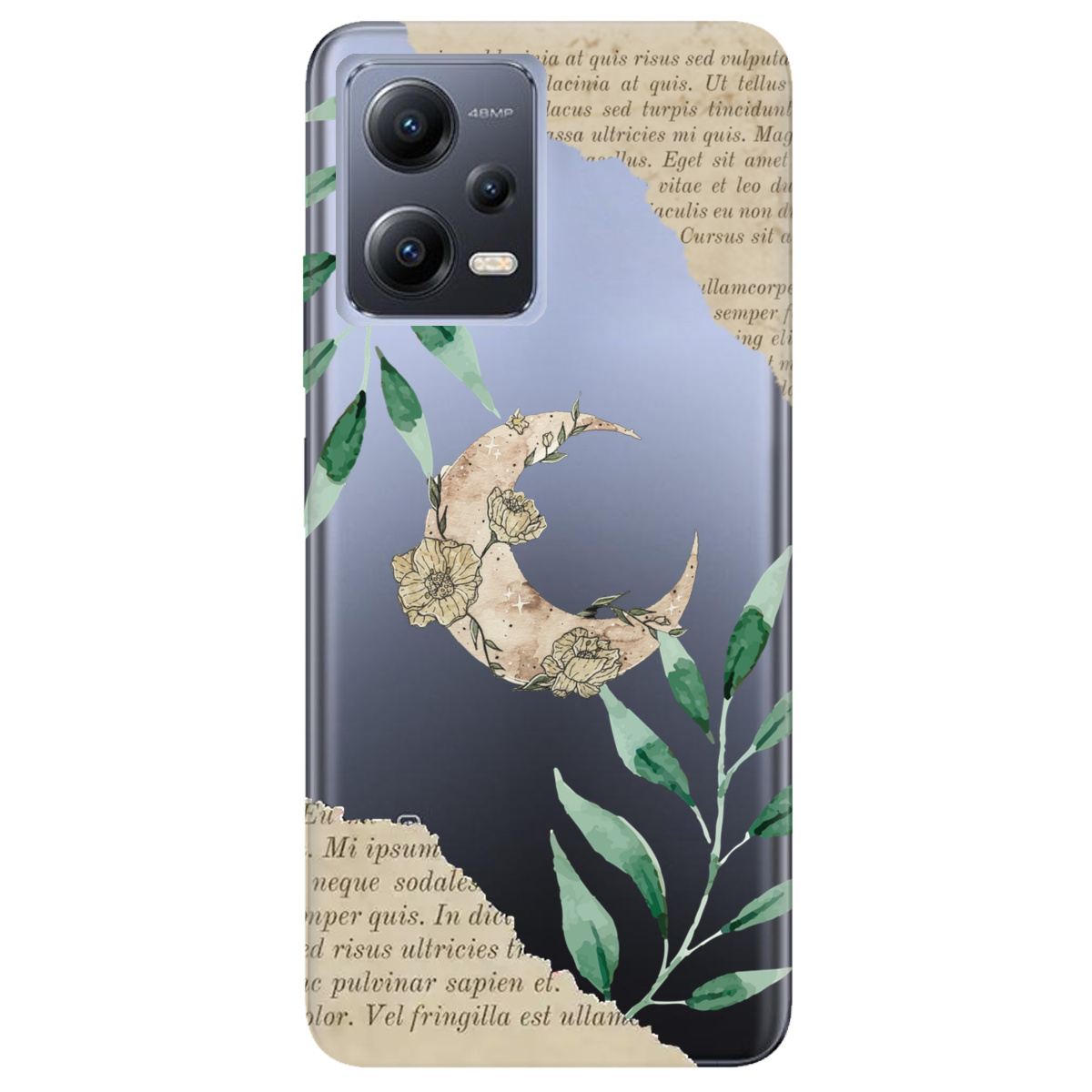 Чохол для Xiaomi Redmi Note 12 5G Місячні сторінки - фото 1 - Чохли для телефонів