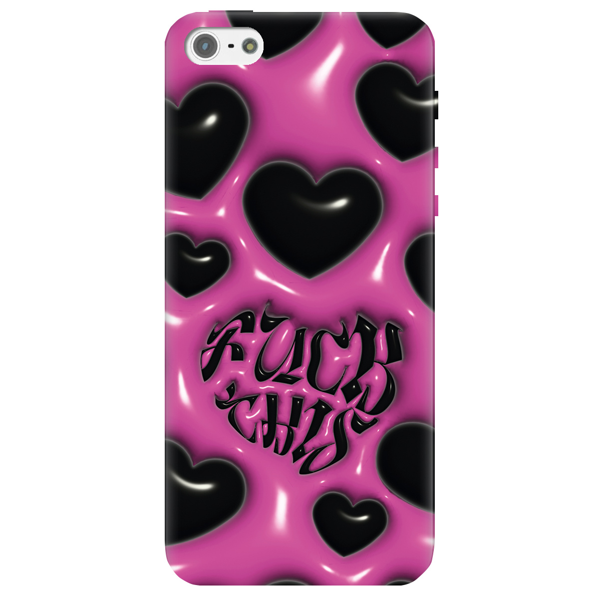 Чохол для Apple iPhone 5/5S Зухвалі серця - фото 1 - Чохли для телефонів