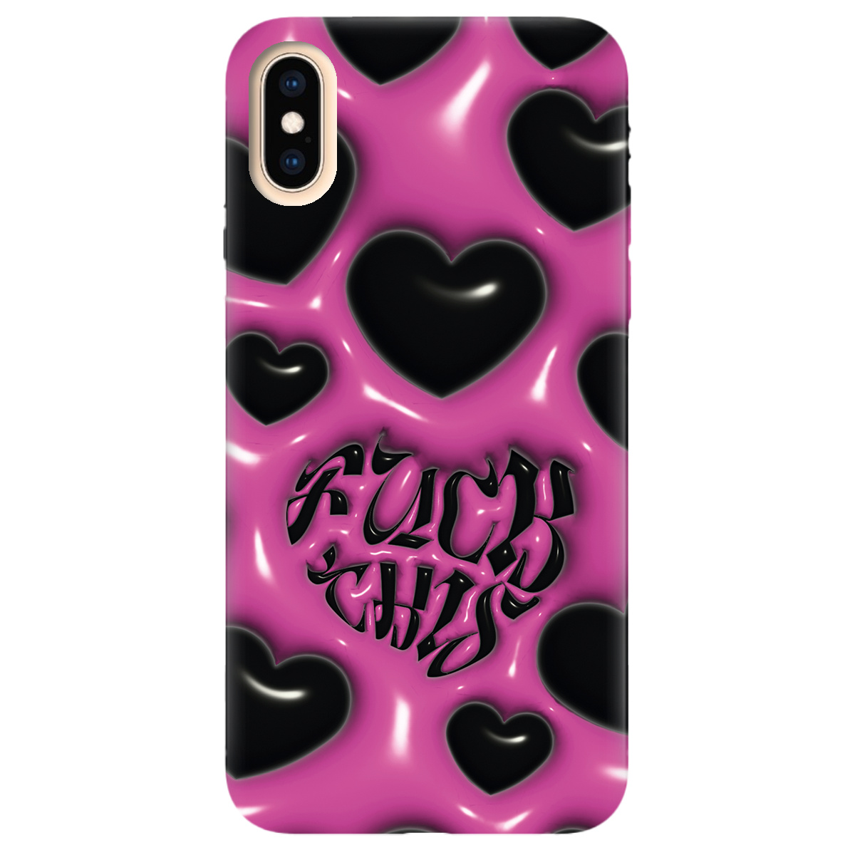 Чехол для Apple iPhone X Зухвалі серця - фото 1 Чехол для Apple iPhone X Зухвалі серця - фото 1 - Чехлы для телефонов