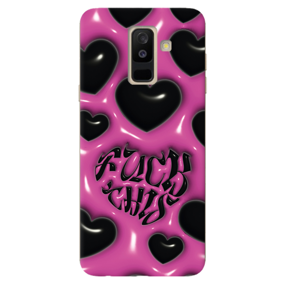 Чехол для Samsung Galaxy A6 Plus 2018 Зухвалі серця - фото 1 - Чехлы для телефонов