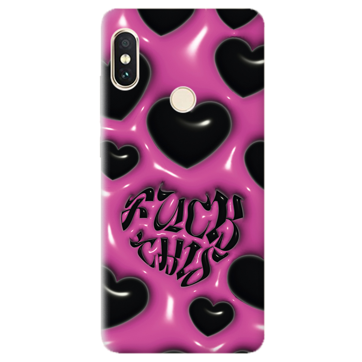 Чохол для Xiaomi Redmi Note 5 Зухвалі серця - фото 1 - Чохли для телефонів