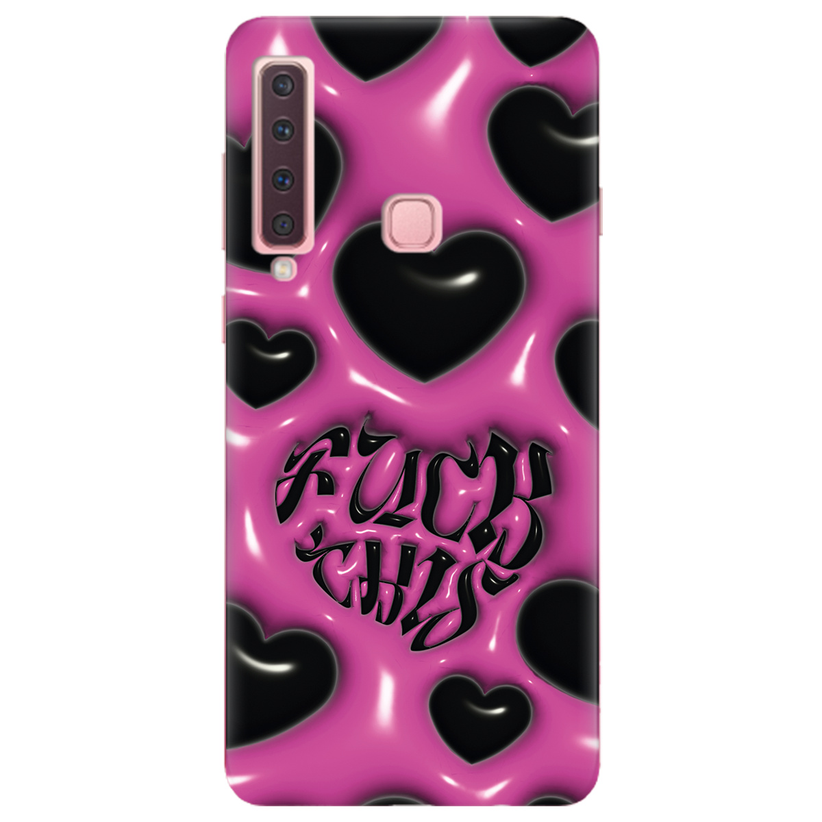 Чохол для Samsung Galaxy A9 2018 Зухвалі серця - фото 1 - Чохли для телефонів