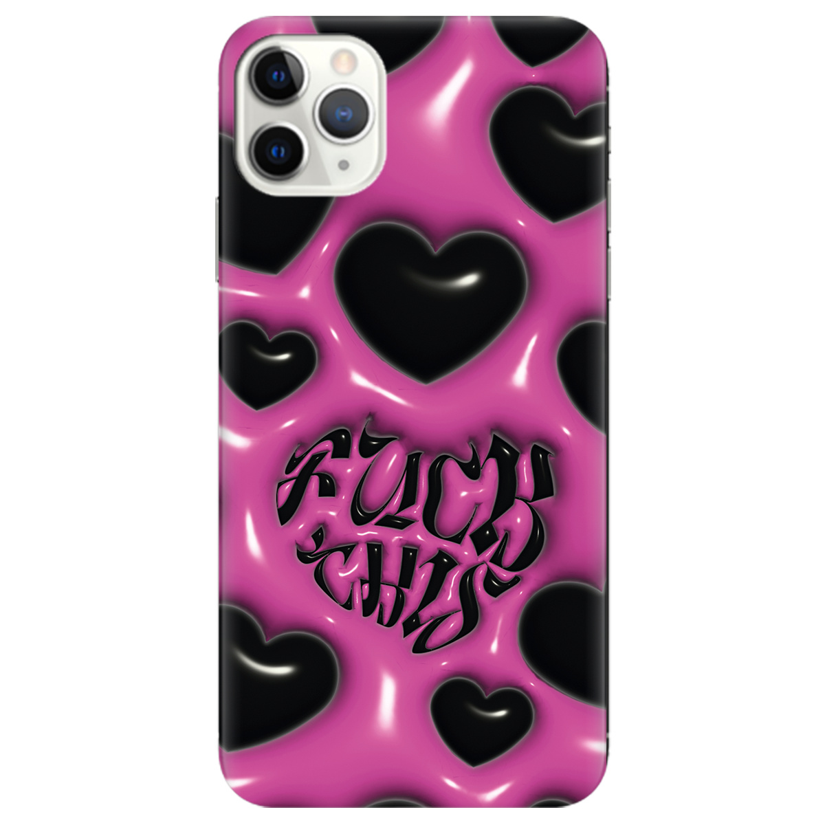 Чехол для Apple iPhone 11 Pro Max Зухвалі серця - фото 1 - Чехлы для телефонов