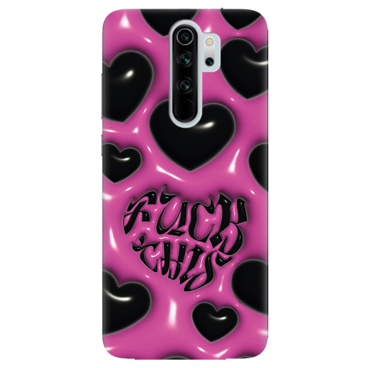 Чохол для Xiaomi Redmi Note 8 Pro Зухвалі серця - фото 1 - Чохли для телефонів