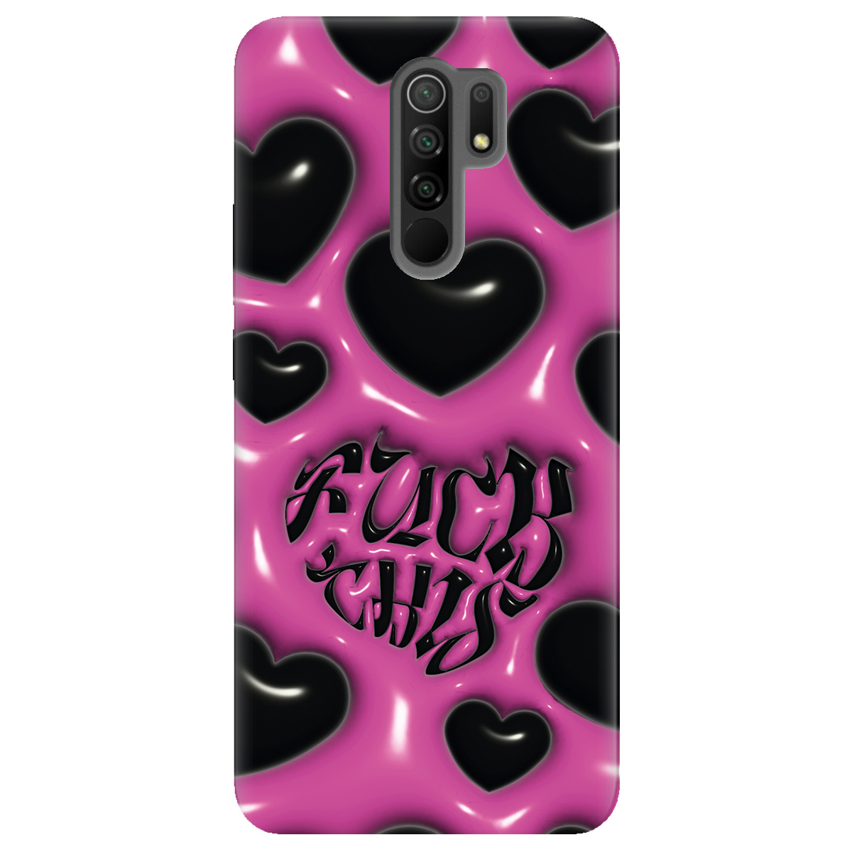 Чехол для Xiaomi Redmi 9 Зухвалі серця - фото 1 - Чехлы для телефонов