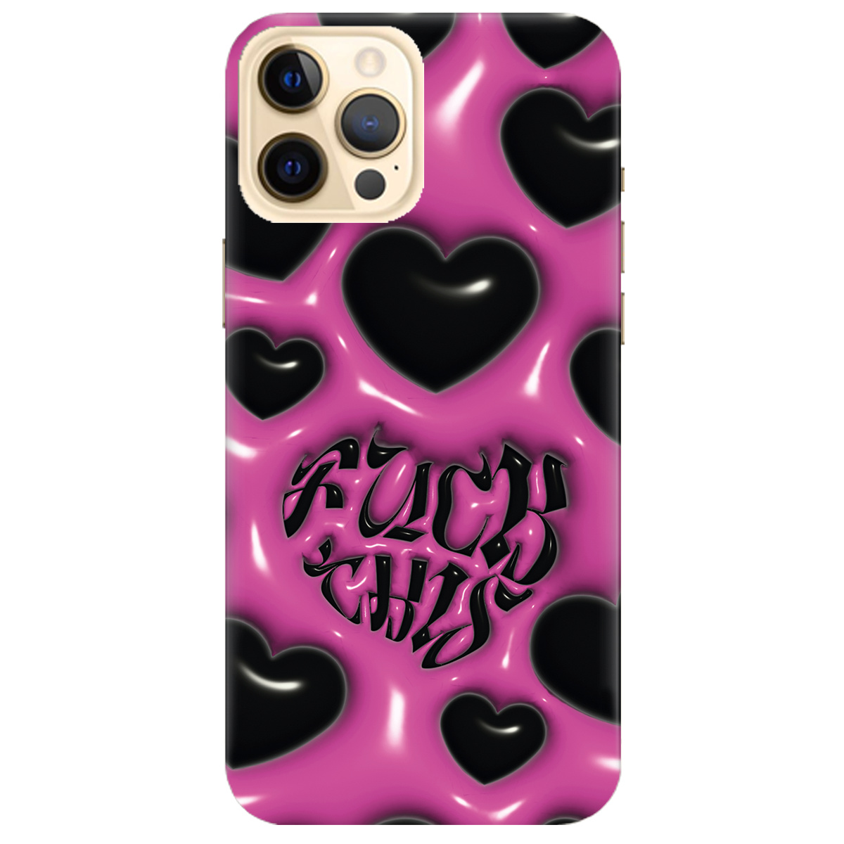 Чохол для Apple iPhone 12 Pro Зухвалі серця - фото 1 - Чохли для телефонів