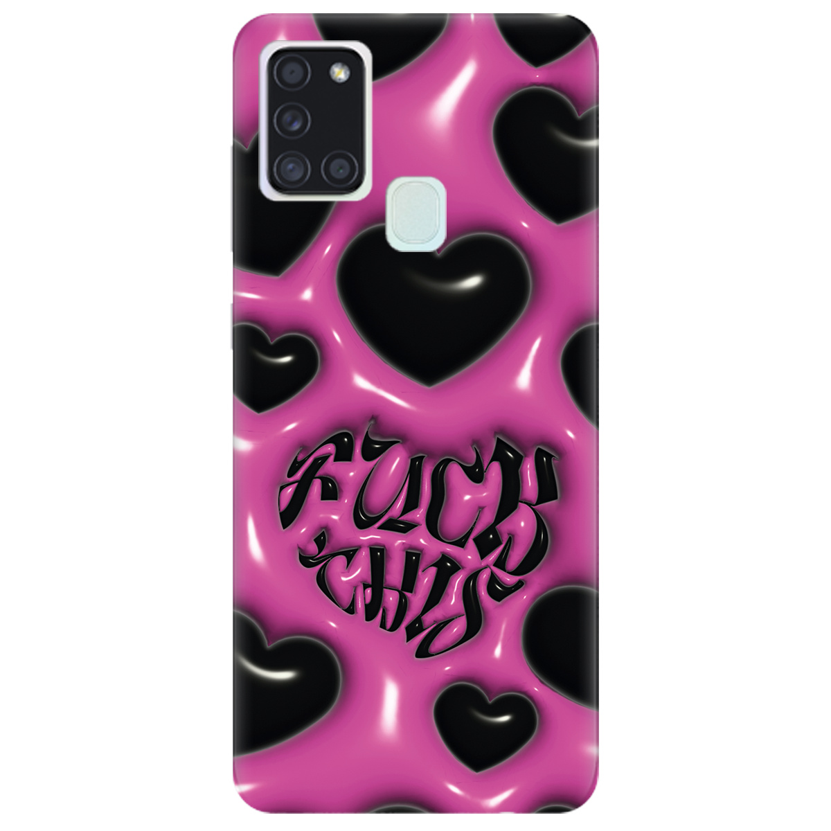 Чохол для Samsung Galaxy A21s Зухвалі серця - фото 1 - Чохли для телефонів