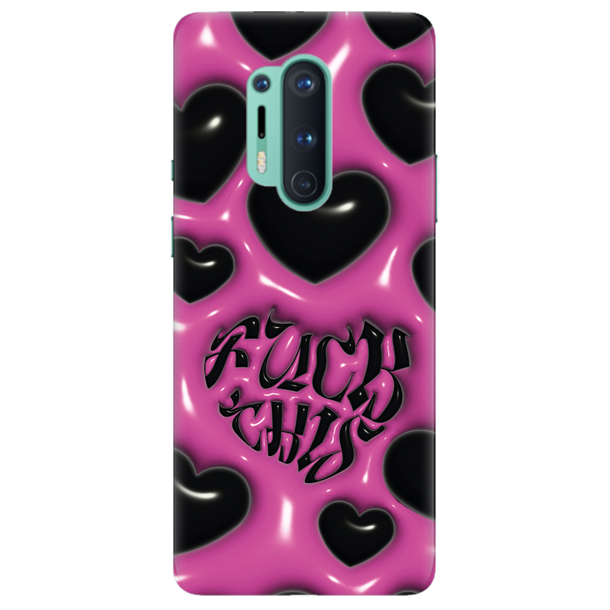 Чехол для OnePlus 8 Pro Зухвалі серця - фото 1 - Чехлы для телефонов