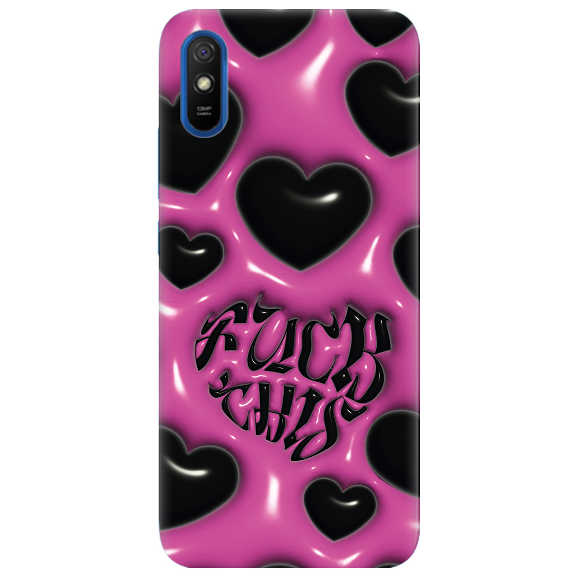 Чохол для Xiaomi Redmi 9A Зухвалі серця - фото 1 Чохол для Xiaomi Redmi 9A Зухвалі серця - фото 1 - Чохли для телефонів