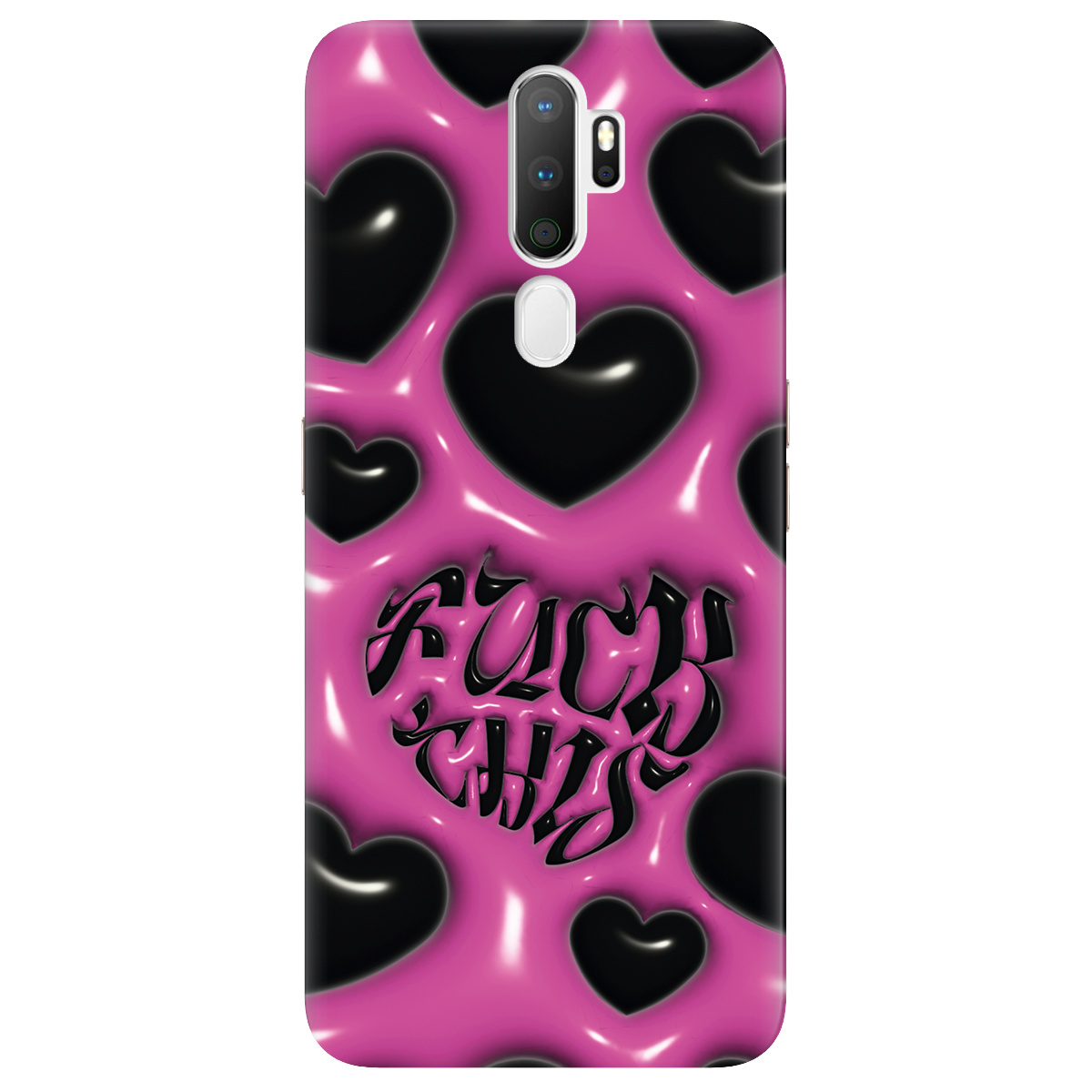 Чехол для Oppo A5 2020/A9 2020 Зухвалі серця - фото 1 - Чехлы для телефонов