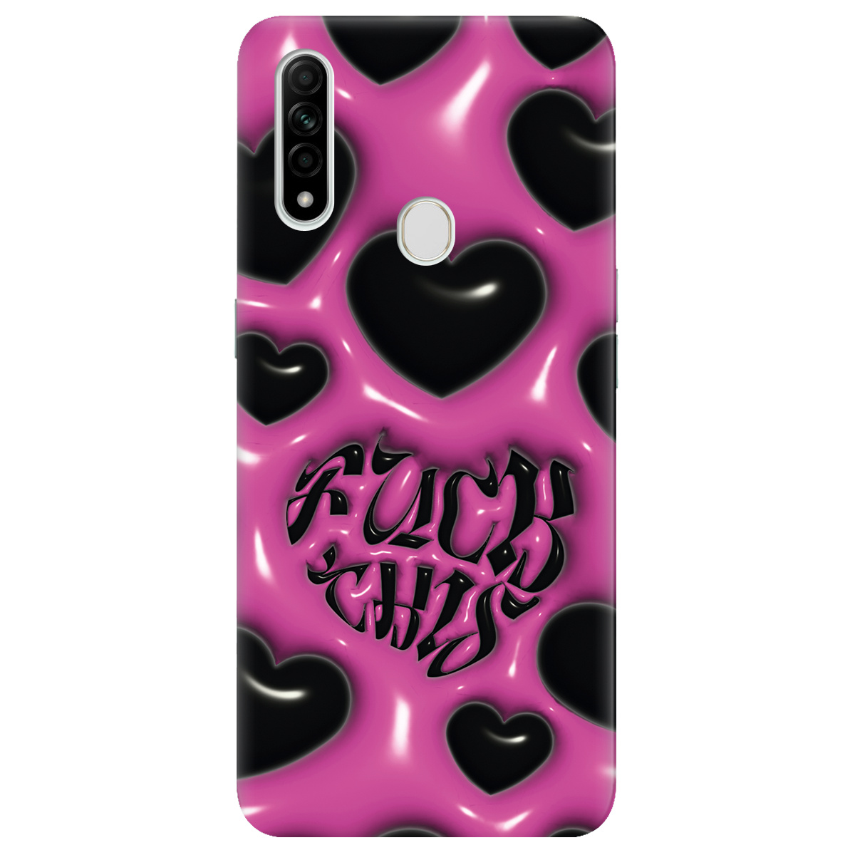 Чохол для Oppo A31 Зухвалі серця - фото 1 Чохол для Oppo A31 Зухвалі серця - фото 1 - Чохли для телефонів