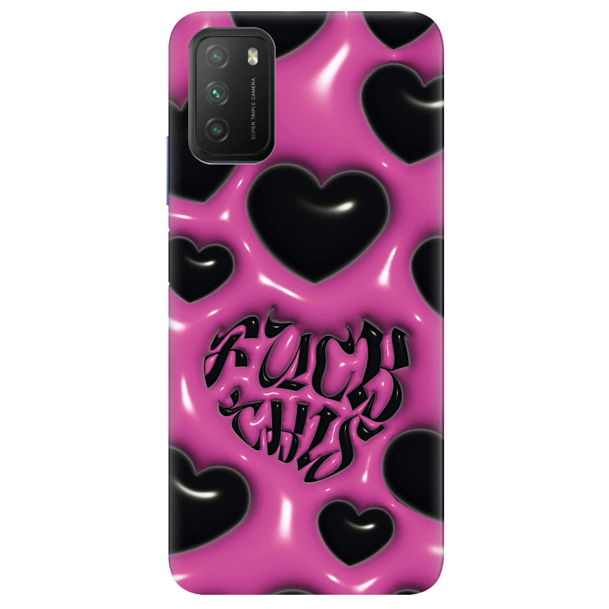 Чехол для Xiaomi Poco M3 Зухвалі серця - фото 1 - Чехлы для телефонов