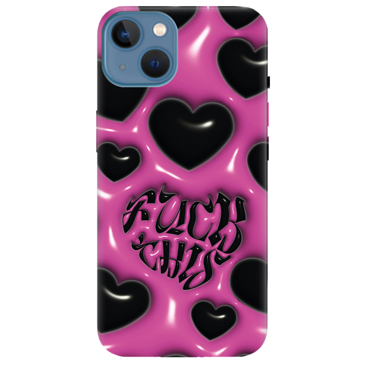 Чехол для Apple iPhone 13 Зухвалі серця - фото 1 - Чехлы для телефонов