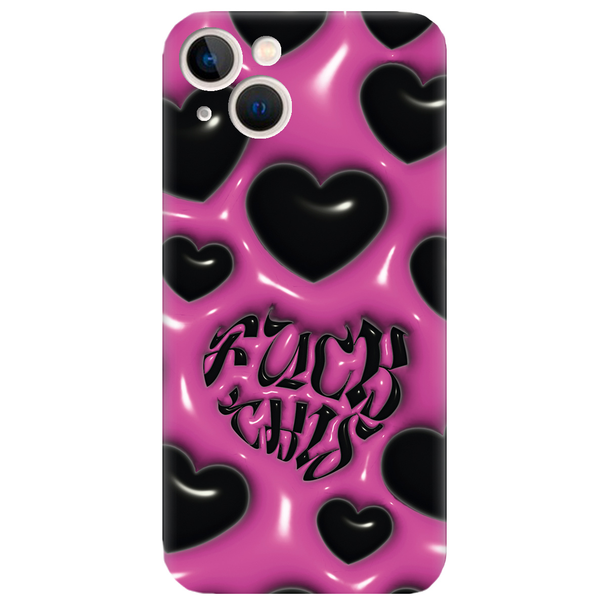 Чехол для Apple iPhone 13 Mini Зухвалі серця - фото 1 - Чехлы для телефонов