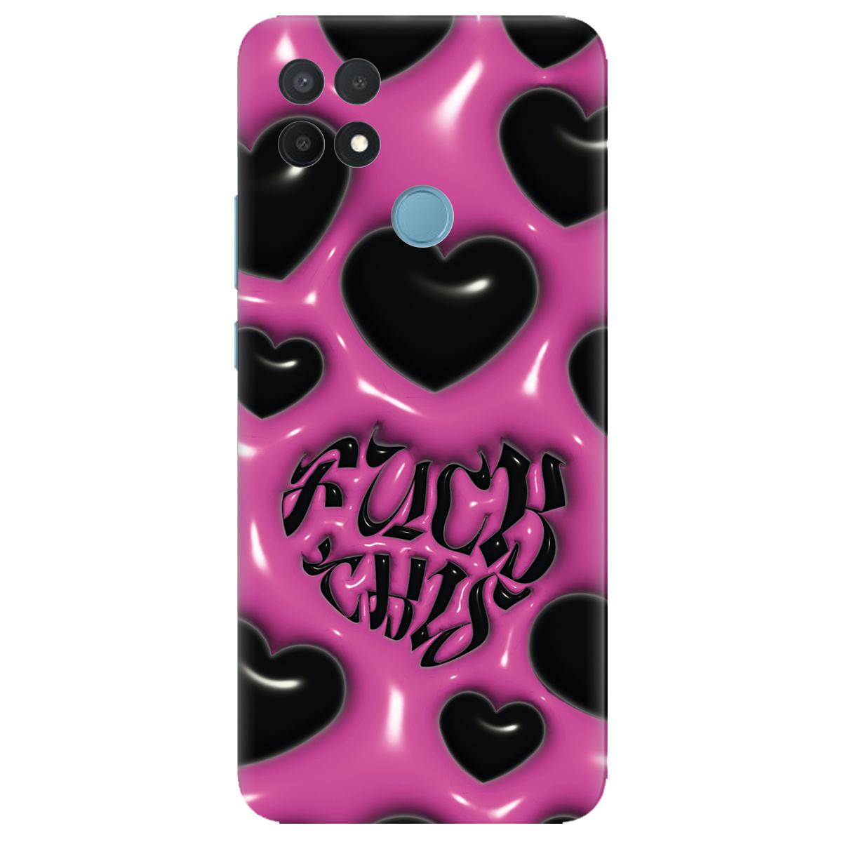 Чохол для Oppo A15s/ A15 Зухвалі серця - фото 1 - Чохли для телефонів