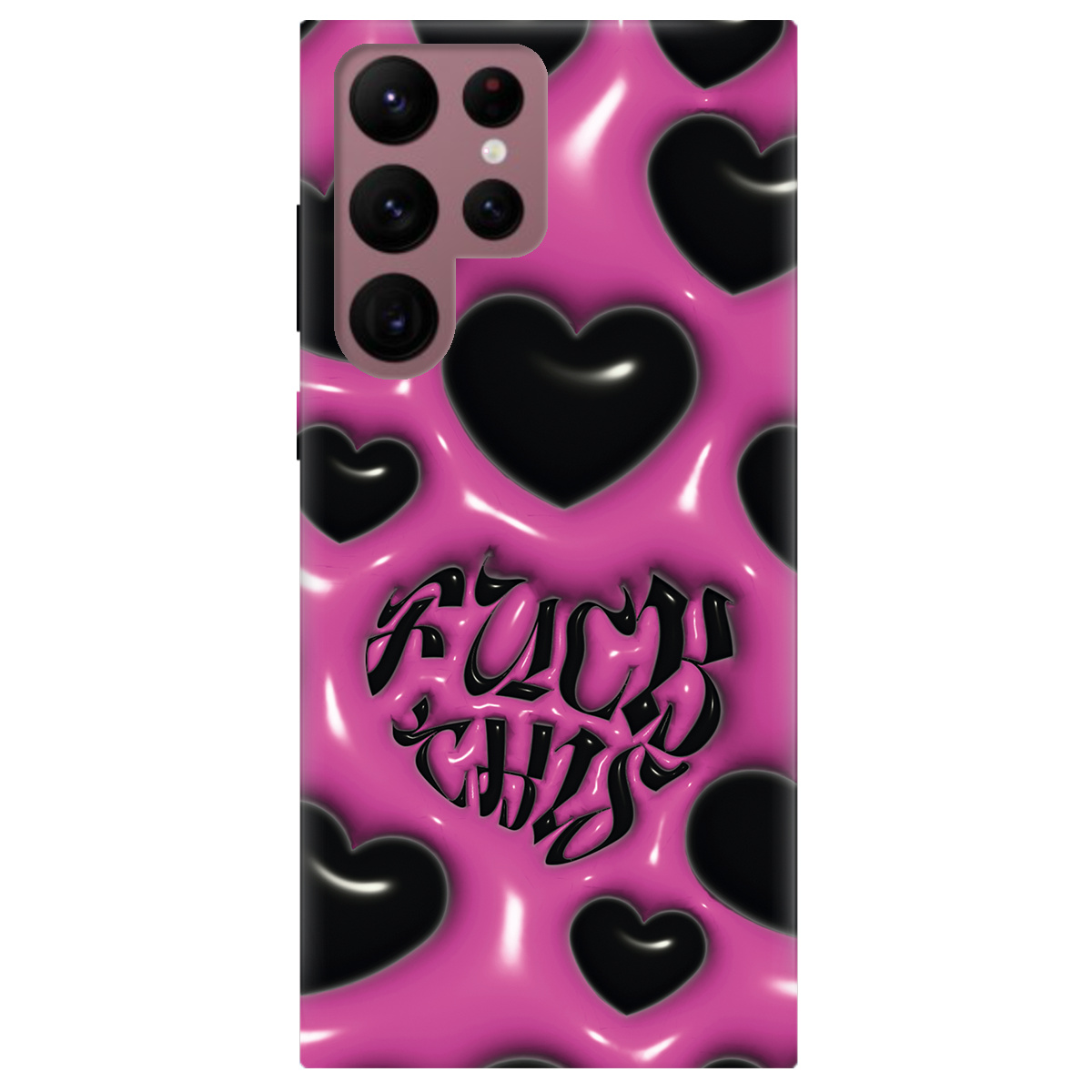 Чохол для Samsung Galaxy S22 Ultra Зухвалі серця - фото 1 - Чохли для телефонів