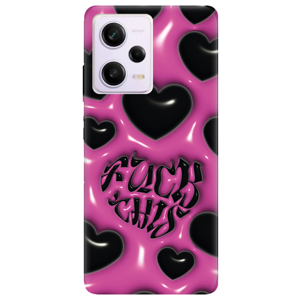 Чехол для Xiaomi Redmi Note 12 Pro 5G Зухвалі серця - фото 1 - Чехлы для телефонов