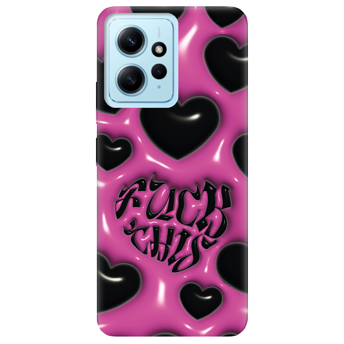 Чехол для Xiaomi Redmi Note 12 4G Зухвалі серця - фото 1 Чехол для Xiaomi Redmi Note 12 4G Зухвалі серця - фото 1 - Чехлы для телефонов