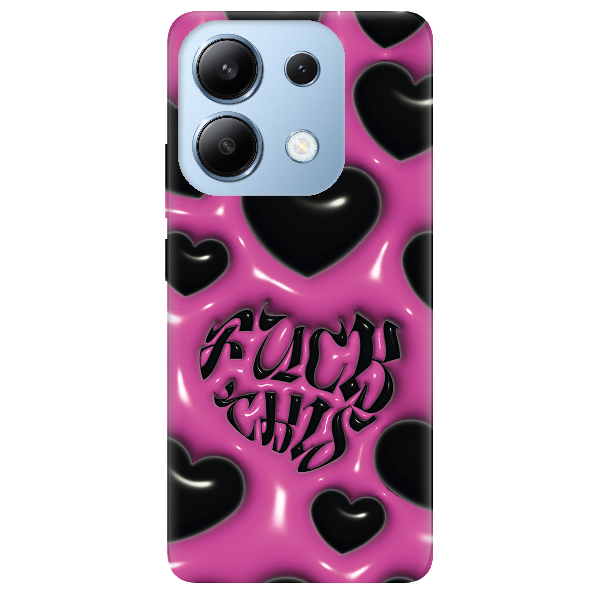 Чохол для Xiaomi Redmi Note 13 4G Зухвалі серця - фото 1 - Чохли для телефонів