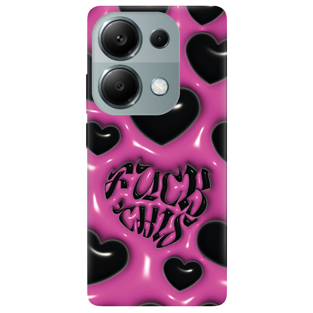 Чехол для Xiaomi Redmi Note 13 Pro 4G Зухвалі серця - фото 1 - Чехлы для телефонов