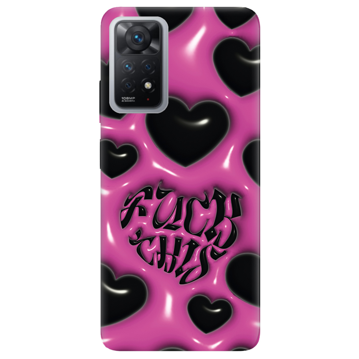 Чехол для Xiaomi Redmi Note 12 Pro 4G Зухвалі серця - фото 1 - Чехлы для телефонов