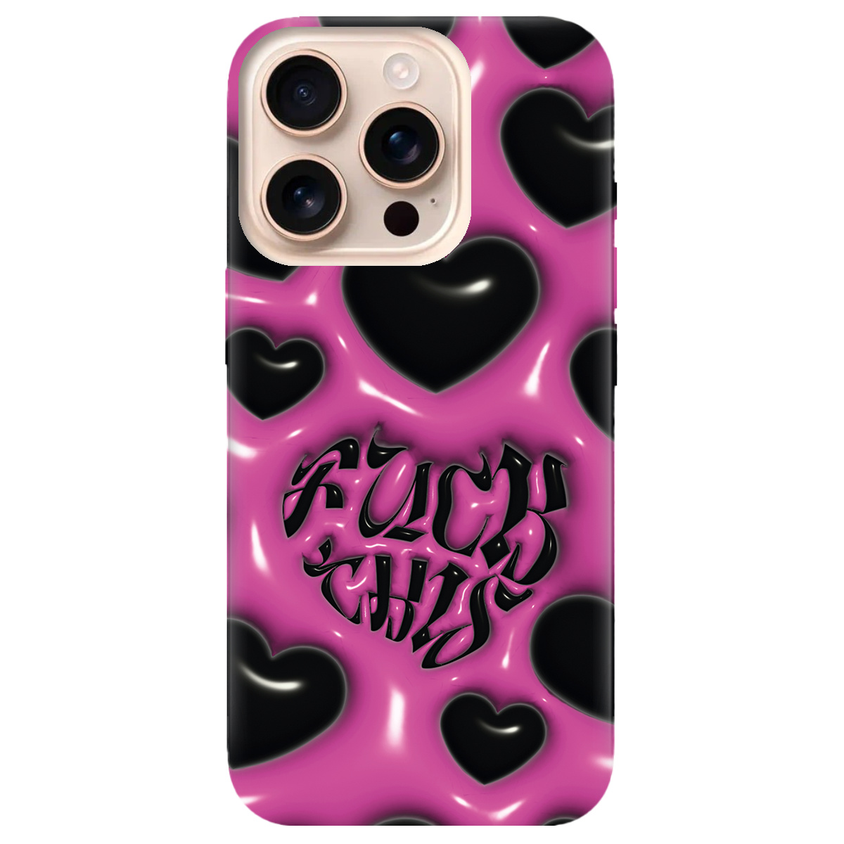 Чехол для Apple iPhone 16 Pro Max Зухвалі серця - фото 1 - Чехлы для телефонов