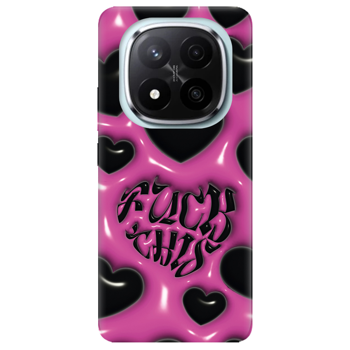 Чехол для Xiaomi Redmi Note 14 Pro + 5G Зухвалі серця - фото 1 - Чехлы для телефонов