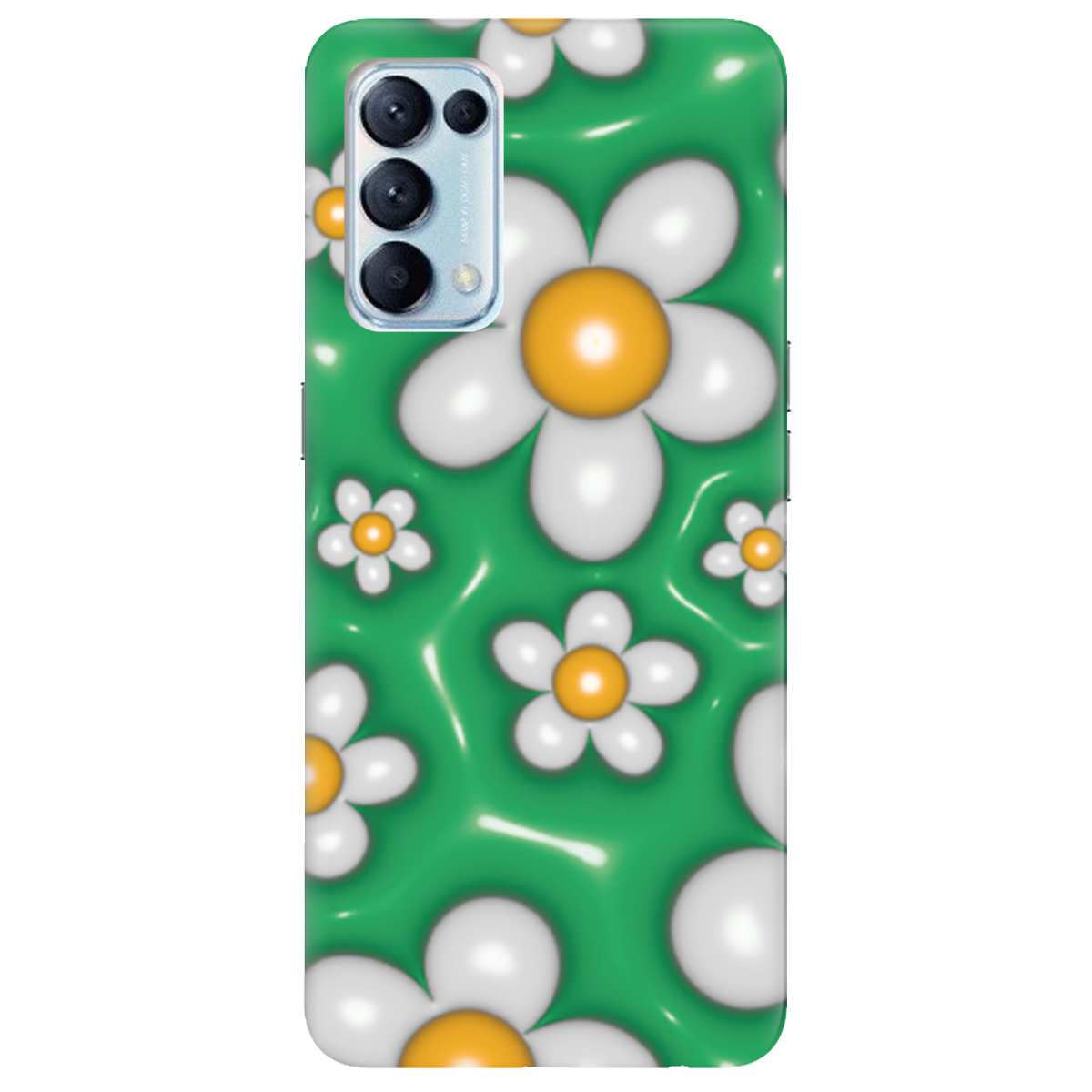 Чохол для Oppo Reno 5 4G Ромашкова галявина - фото 1 - Чохли для телефонів