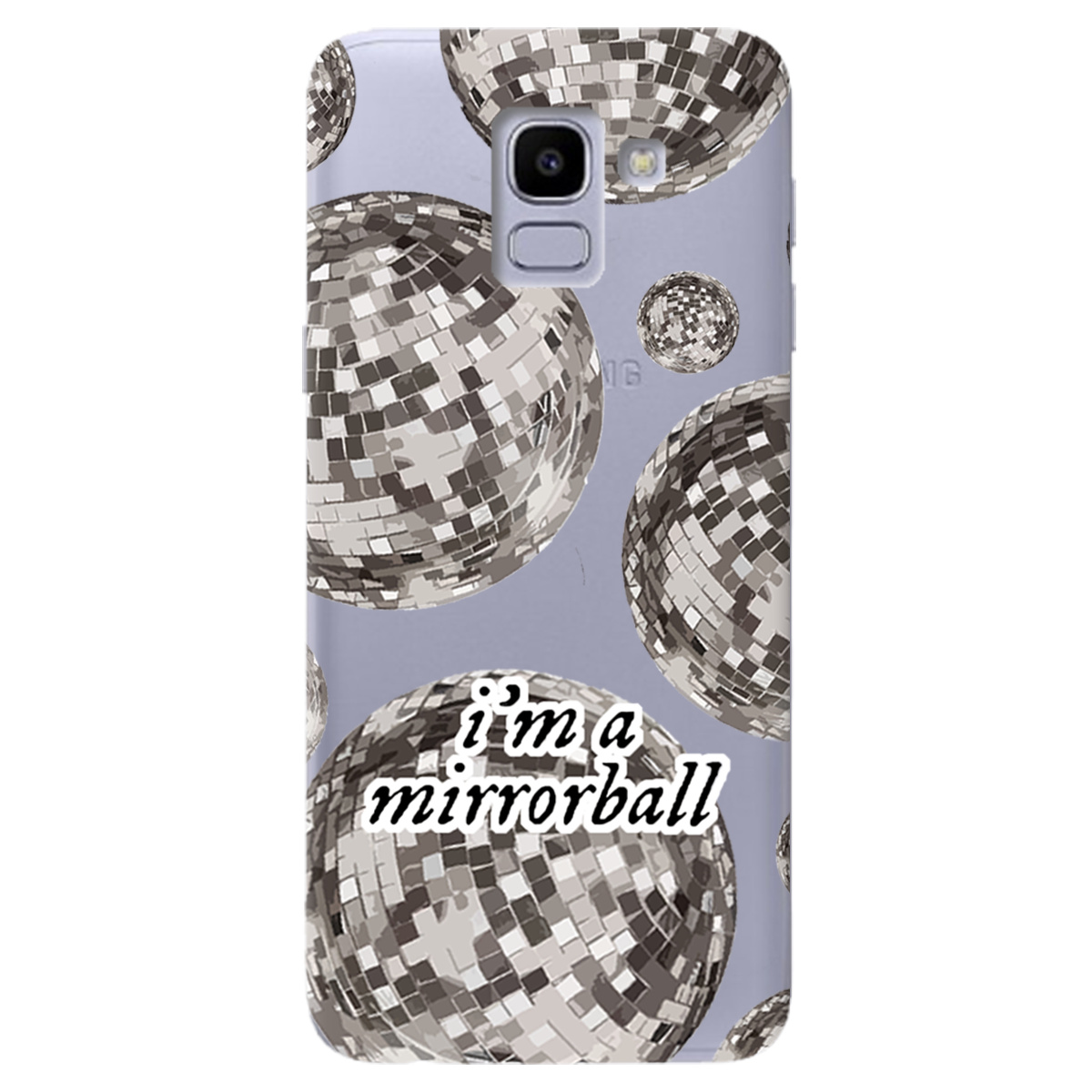 Чохол для Samsung Galaxy J6 2018 Сяючі кулі - фото 1 - Чохли для телефонів