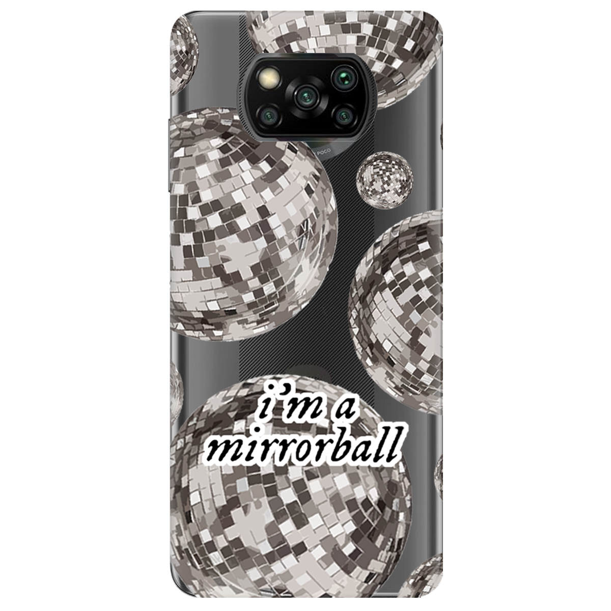 Чехол для Xiaomi Poco X3 Сяючі кулі - фото 1 - Чехлы для телефонов