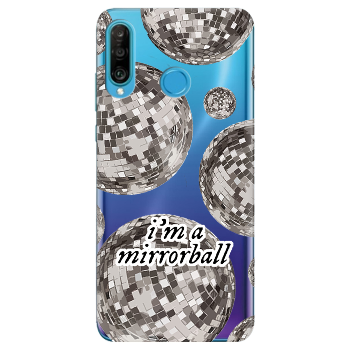 Чохол для Huawei P30 Lite Сяючі кулі - фото 1 Чохол для Huawei P30 Lite Сяючі кулі - фото 1 - Чохли для телефонів