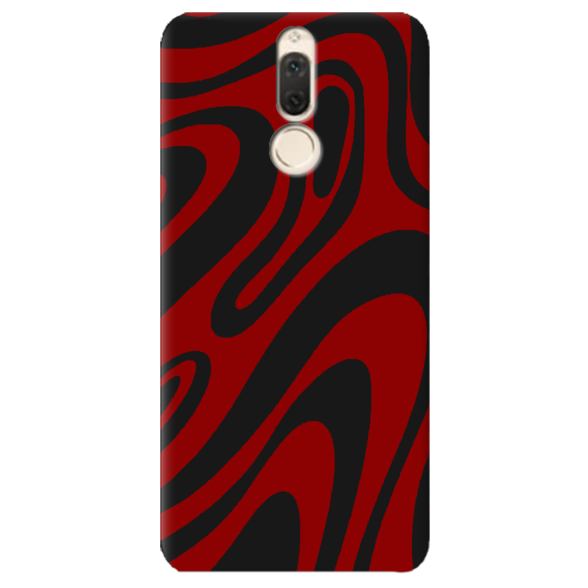 Чохол для Huawei Mate 10 Lite чорний матовий soft touch Червона енергія - фото 1 - Чохли для телефонів