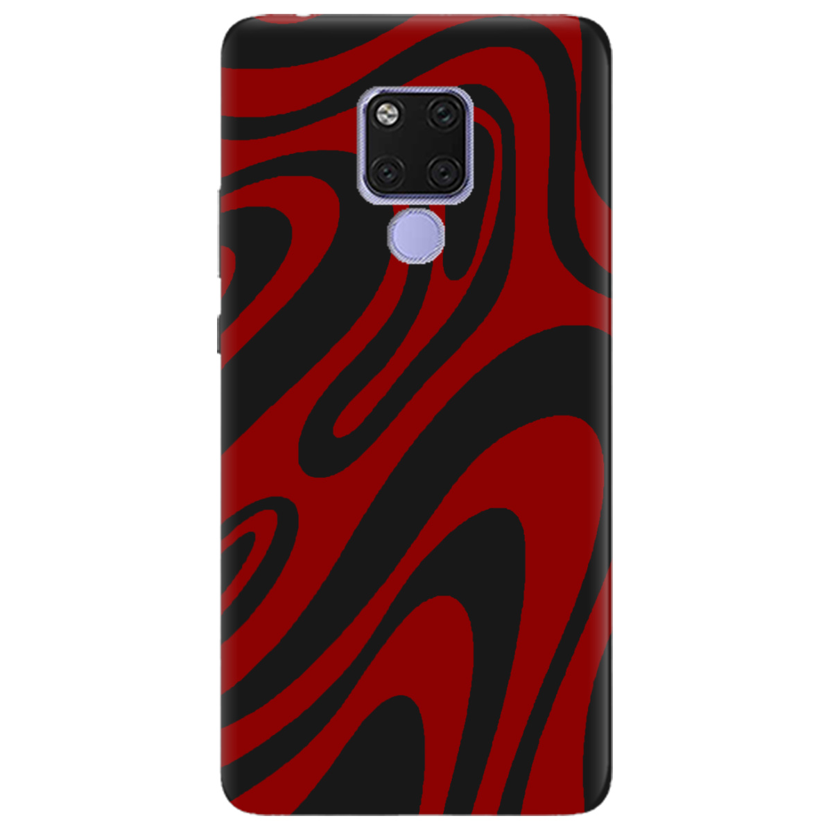 Чехол для Huawei Mate 20 черный матовый soft touch Червона енергія - фото 1 - Чехлы для телефонов