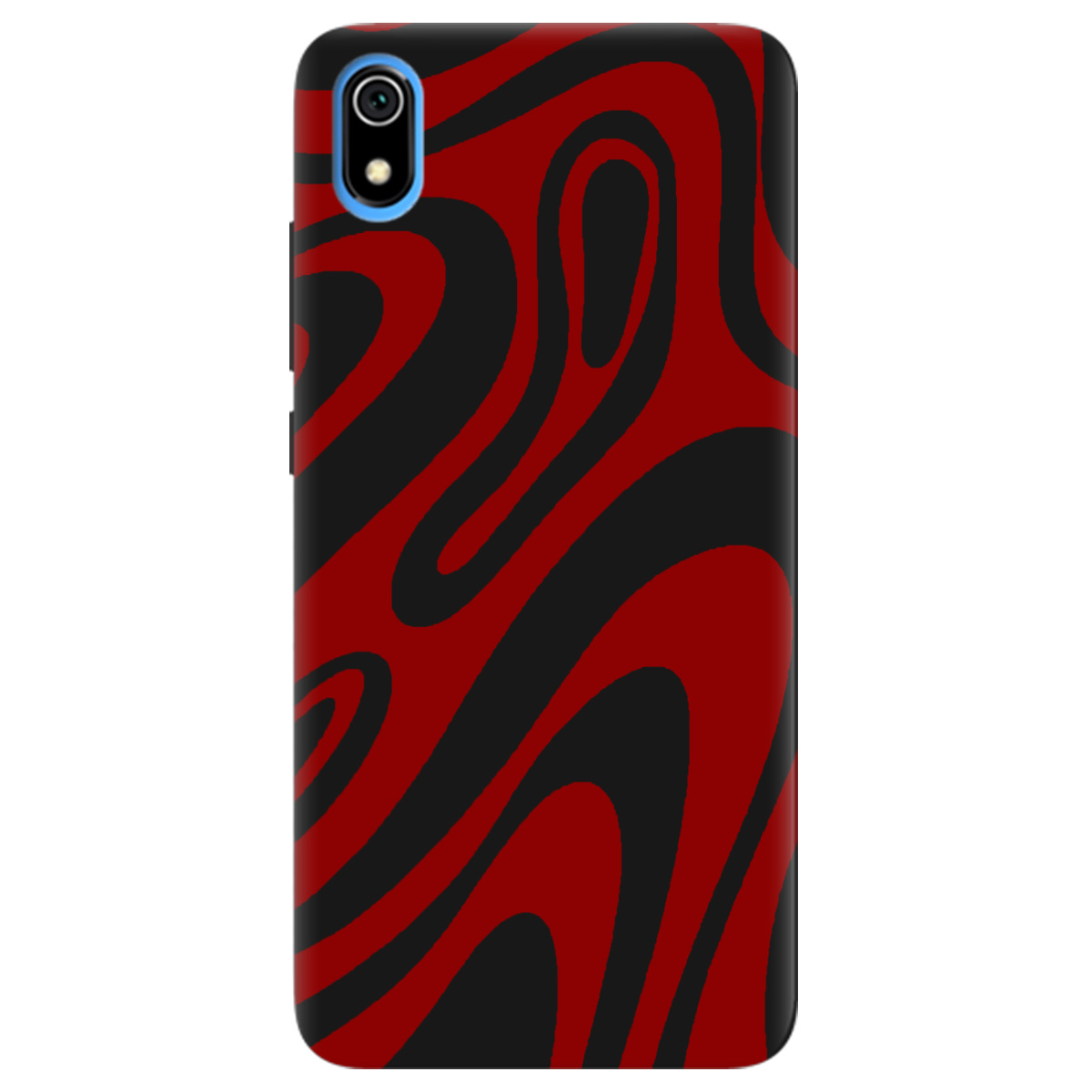 Чехол для Xiaomi Redmi 7A черный матовый soft touch Червона енергія - фото 1 - Чехлы для телефонов